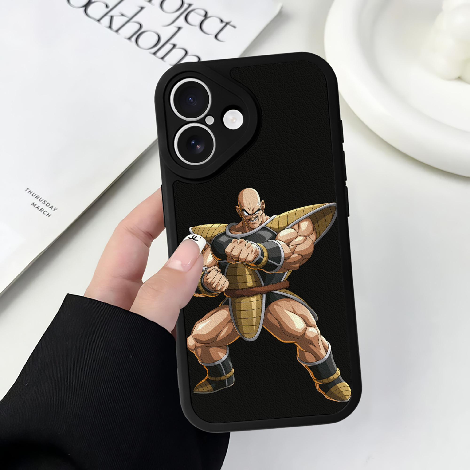 （画像用） ドラゴンボール DRAGON BALL 【iPhone 16シリーズ対応】シリコンスマホケース（レザー調） 材質：シリコン